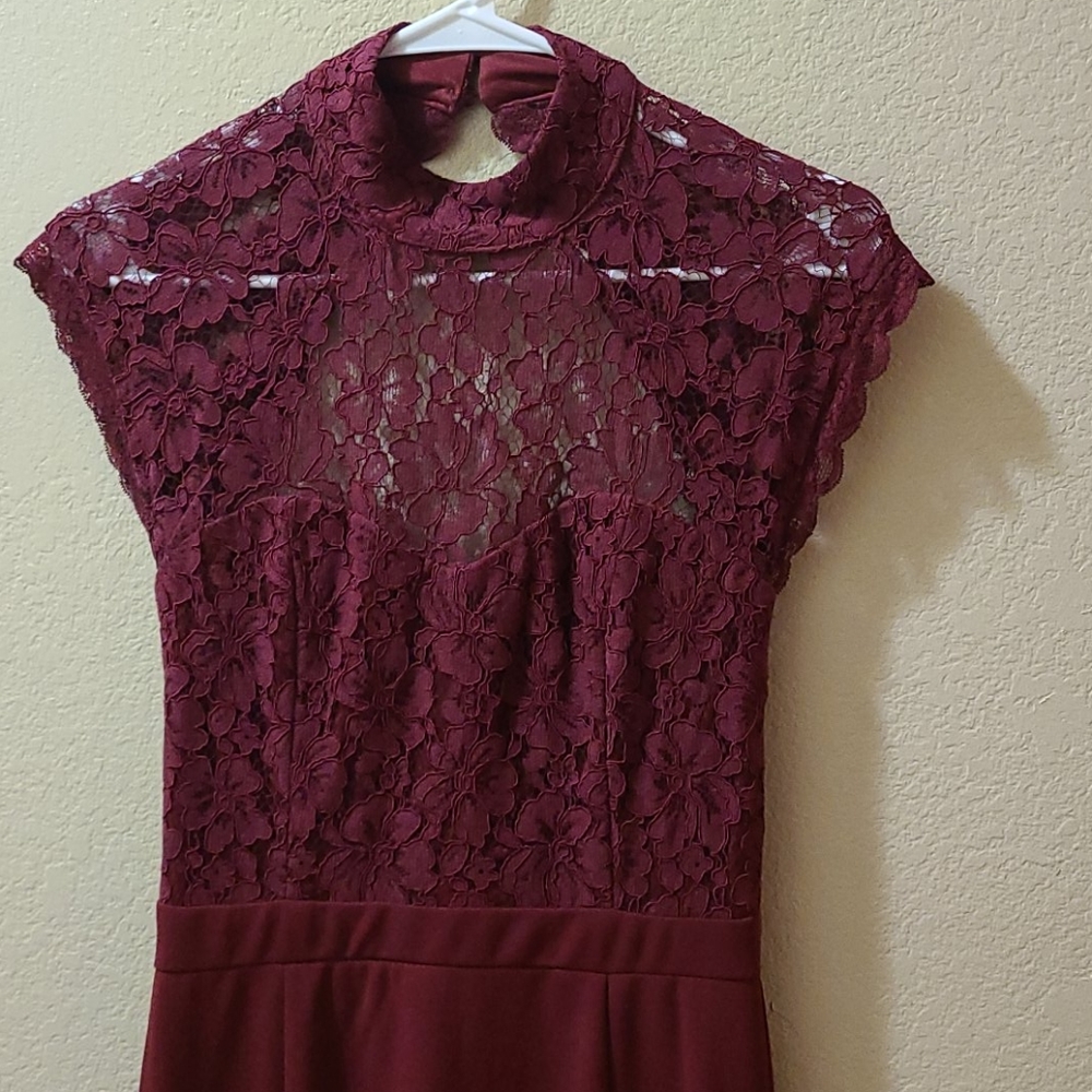 Open back maxi dress